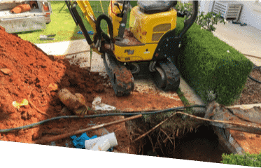 Excavations — Mannix Plumbing In QLD